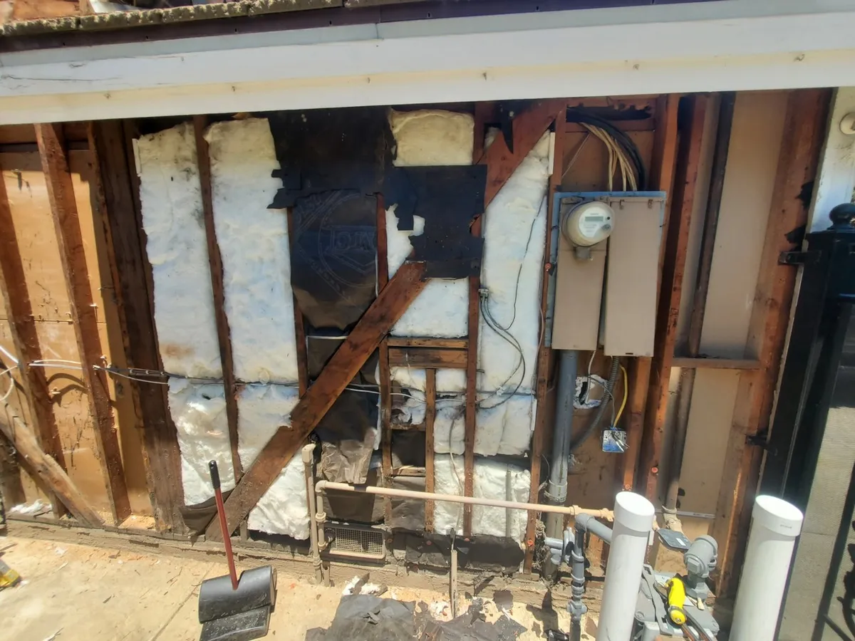 Structural repair and rough-in